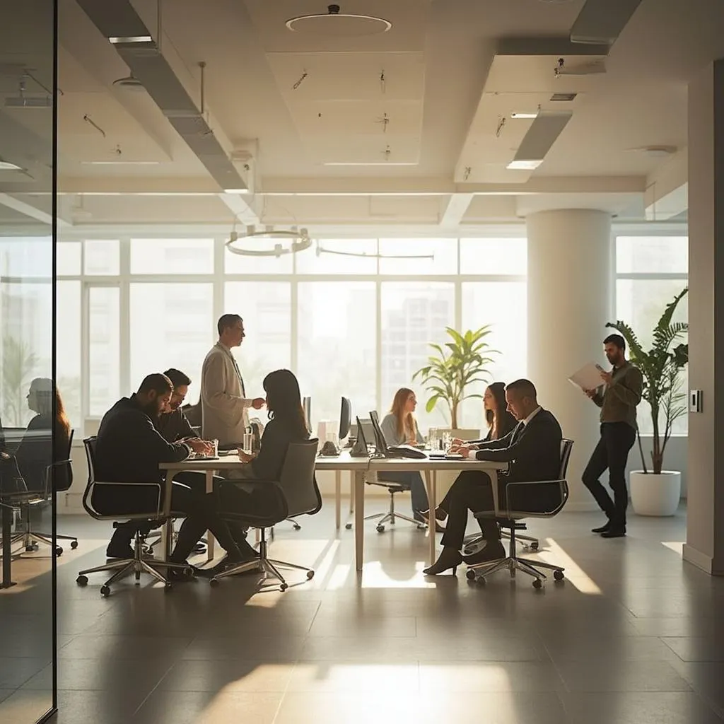 Oficinas modernas de Finanzas 360°